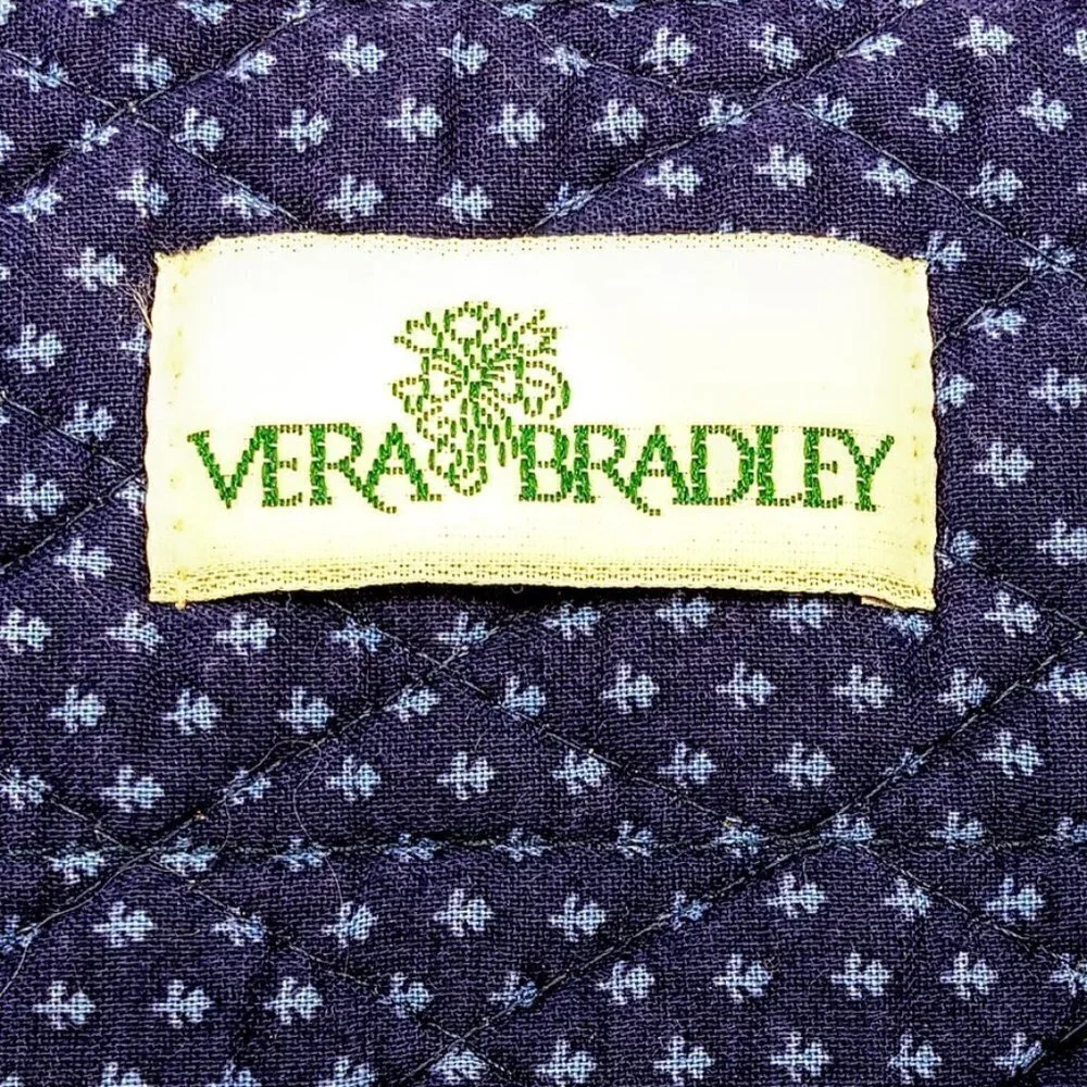 Vera Bradley Maison Blue Floral Quilted Cotton Placemat